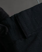 "Vintage high-waisted wide tapered slacks"