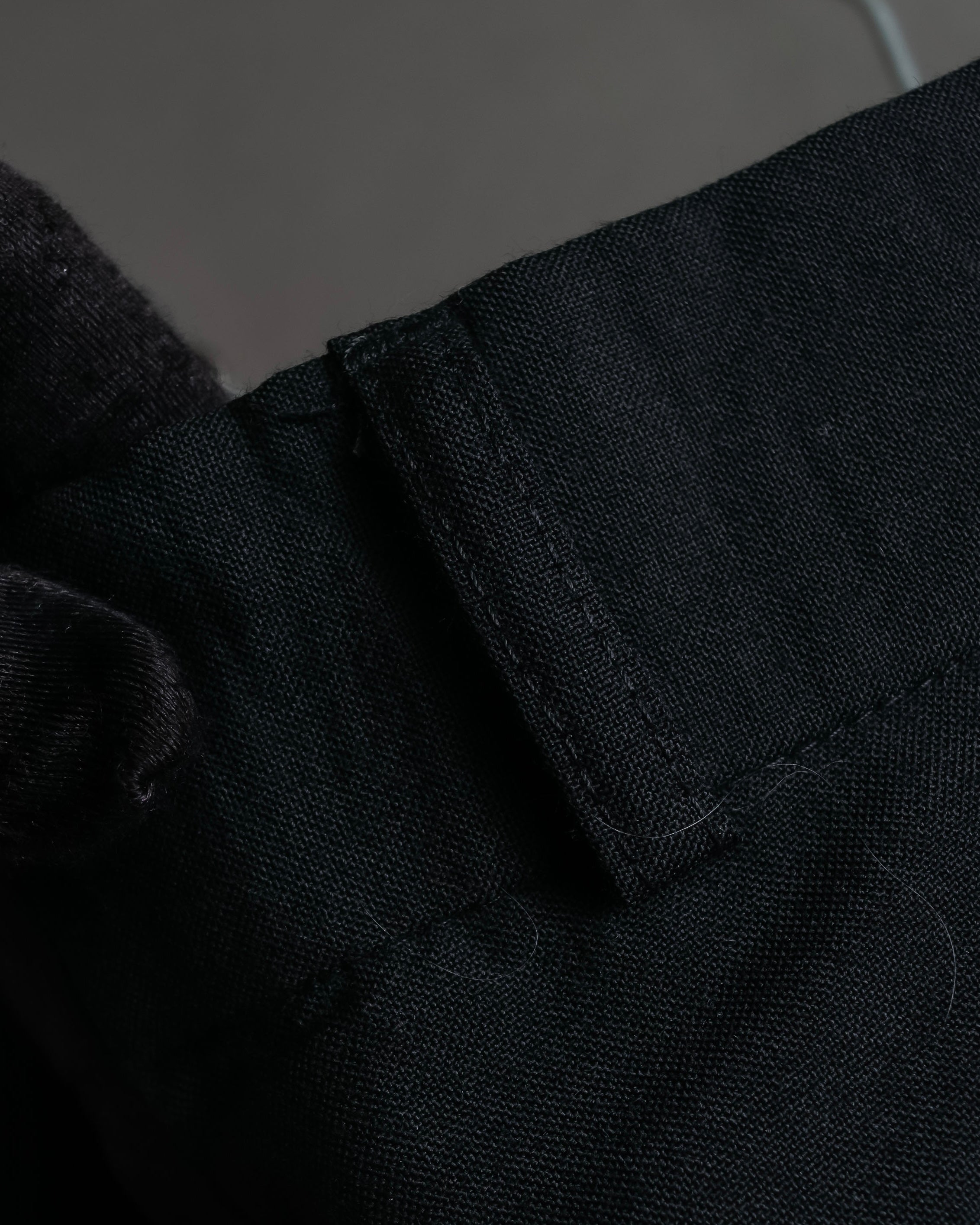 "Vintage high-waisted wide tapered slacks"