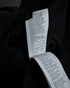 “MOSCHINO” Satin lapel double-breasted tuxedo jacket