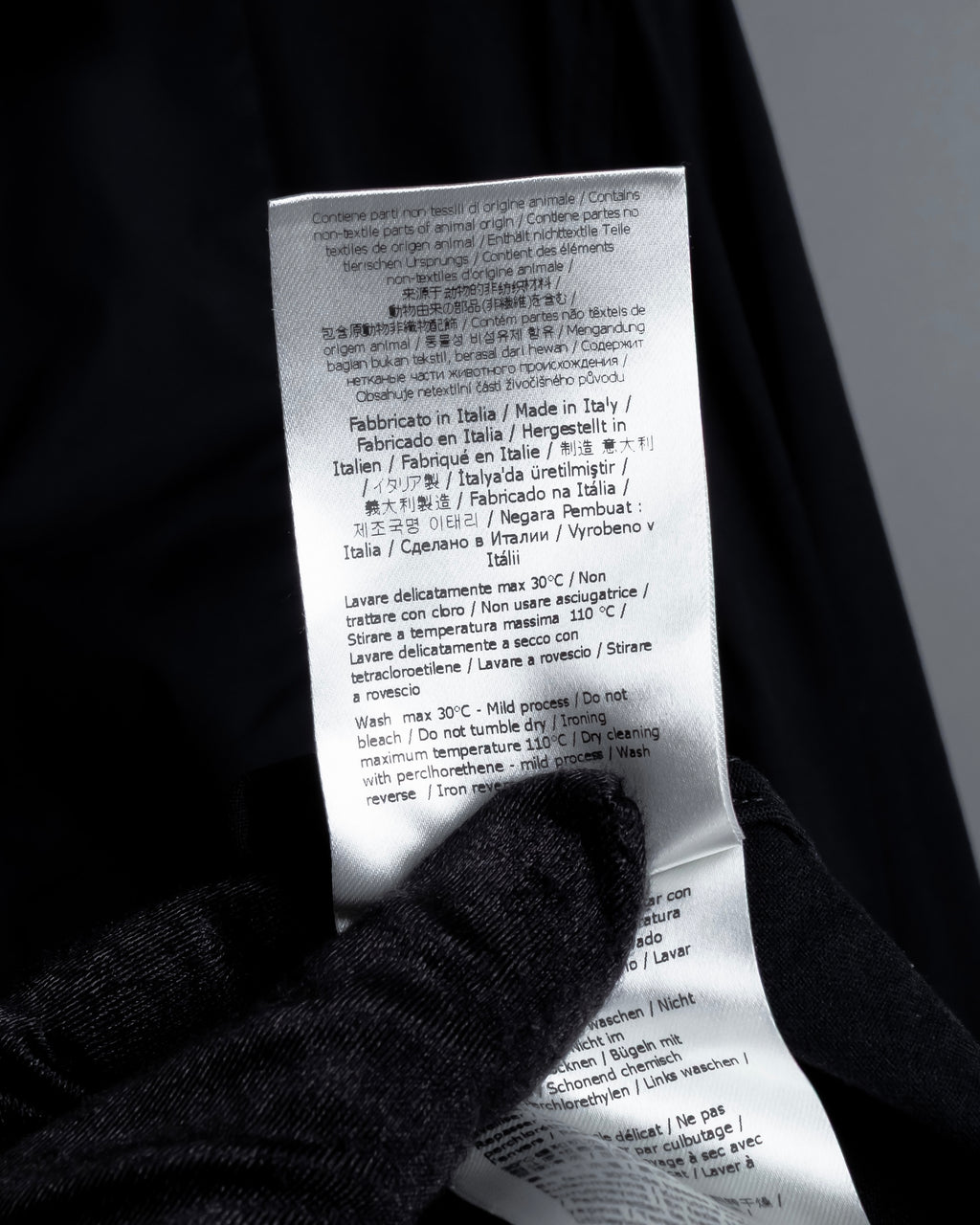 "FENDI" Pick stitch design fly front shirt