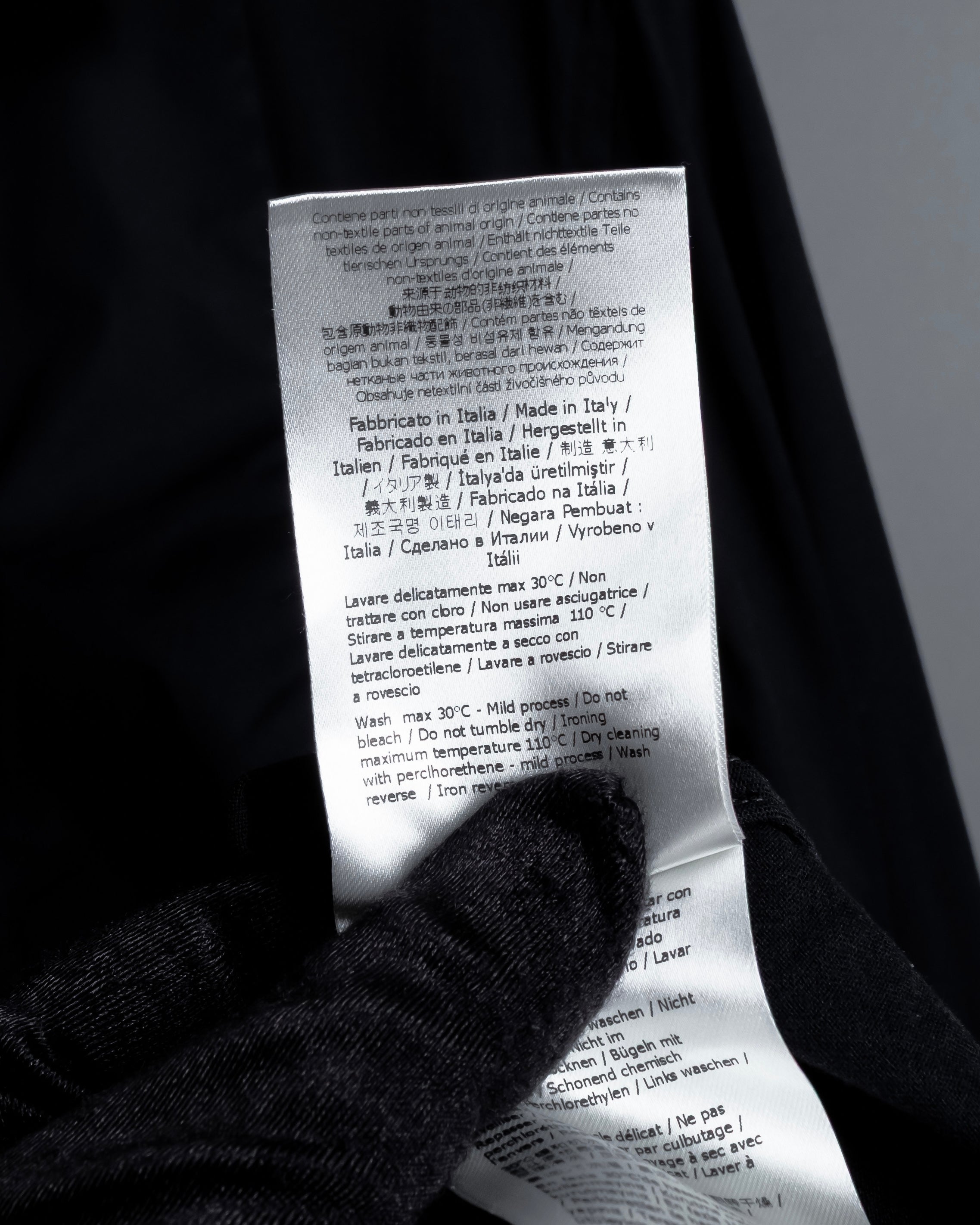 "FENDI" Pick stitch design fly front shirt