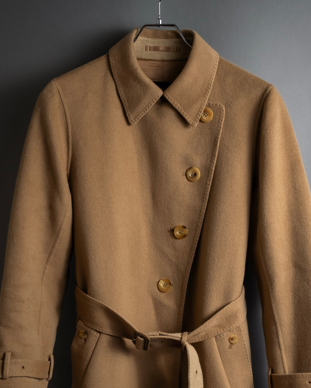 "Aquascutum" Traditional detail belted long trench coat