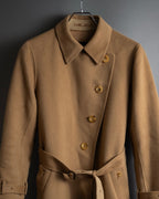 "Aquascutum" Traditional detail belted long trench coat