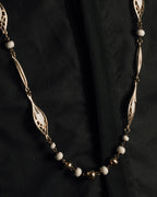 "BALENCIAGA" Leaf motif bijou santoire necklace