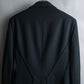 "GIORGIO ARMANI" Riders detail leather switching jacket