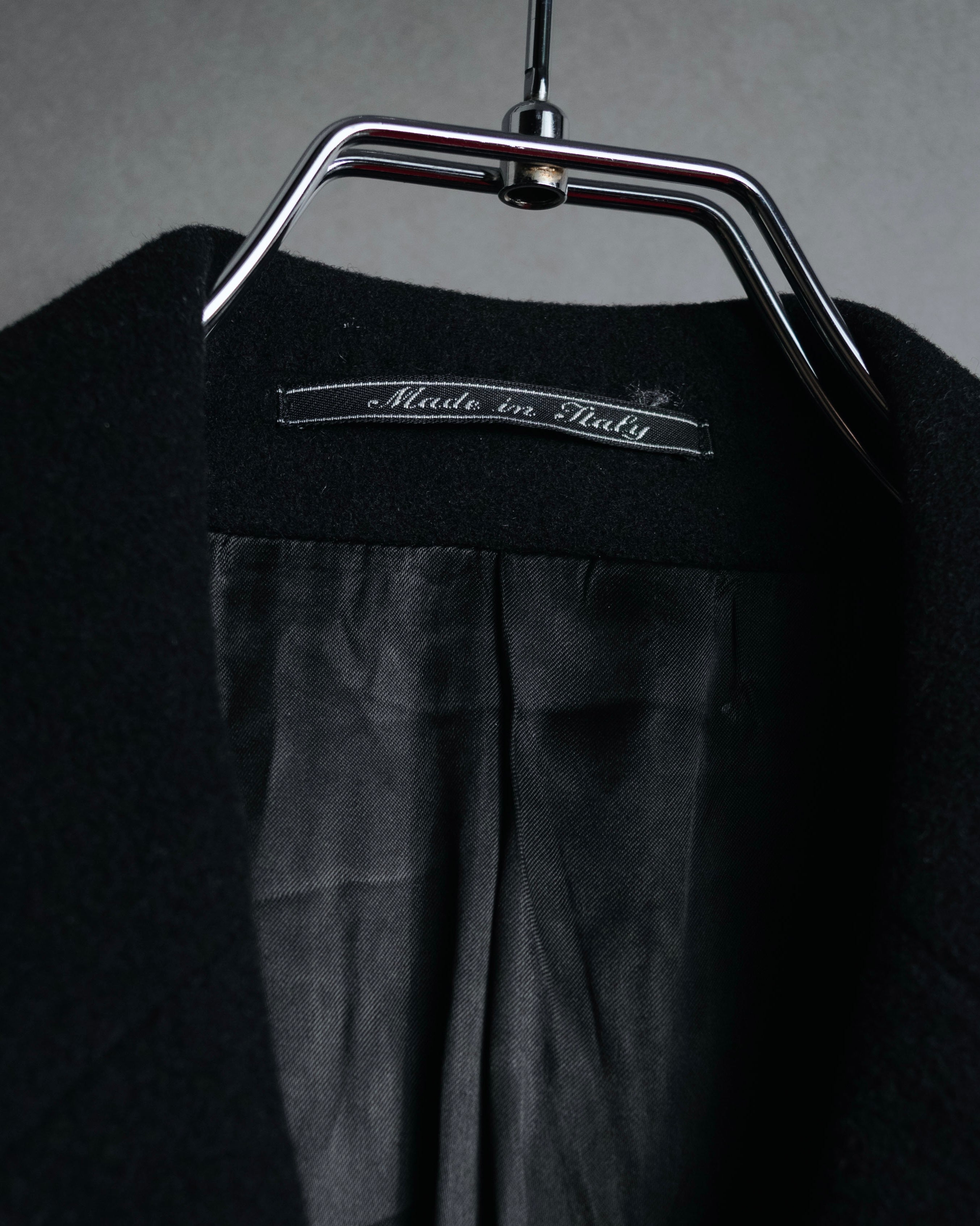 "FENDI" 00’s virgin wool chesterfield coat