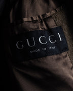 -SPECIAL- “GUCCI × ZAMASPORT” 1989–1994 Double Breasted Long Coat