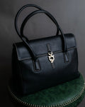 "Salvatore Ferragamo" Gancini motif design leather one-handle bag