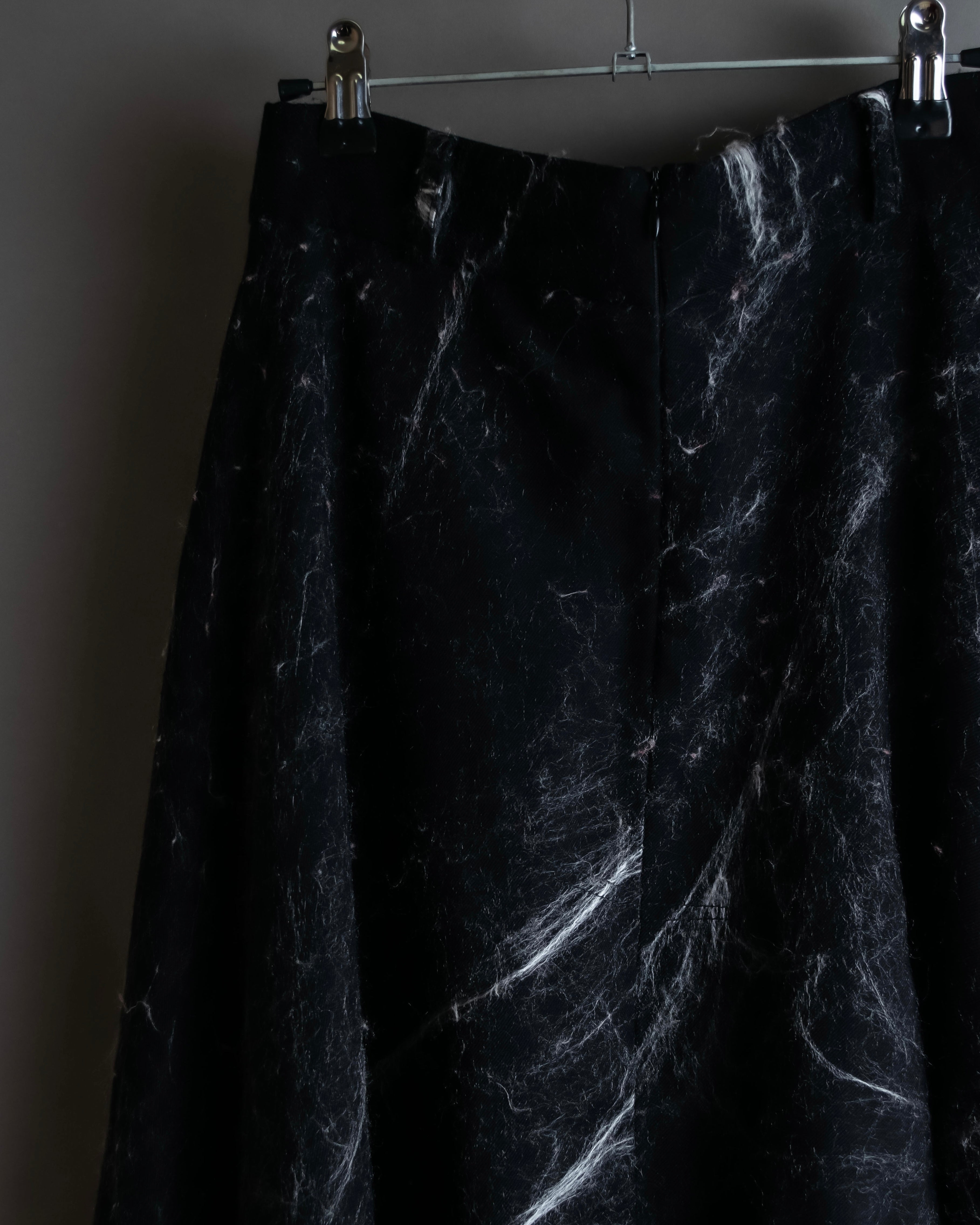 "Alviero Martini" Brushed marble pattern flared skirt