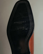"BURBERRY LONDON" 00's-10's Sleek leather lace-up derby shoes