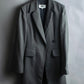 "MM6 MAISON MARGIELA" Wrap front oversized tailored jacket