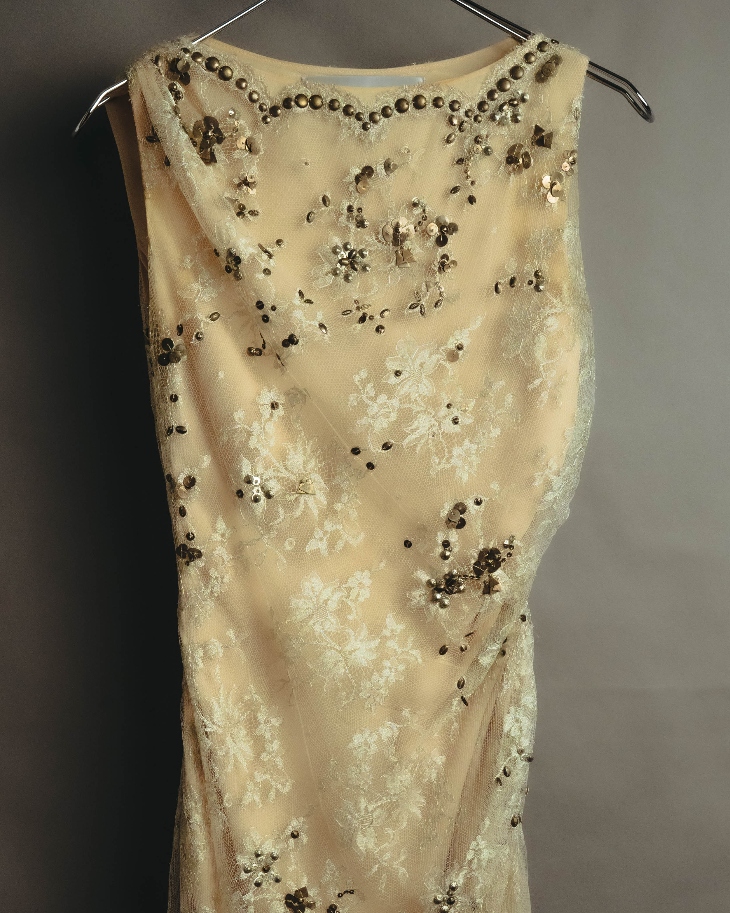–SPECIAL– "VALENTINO" 00's-10's Embellished lace cocktail dress