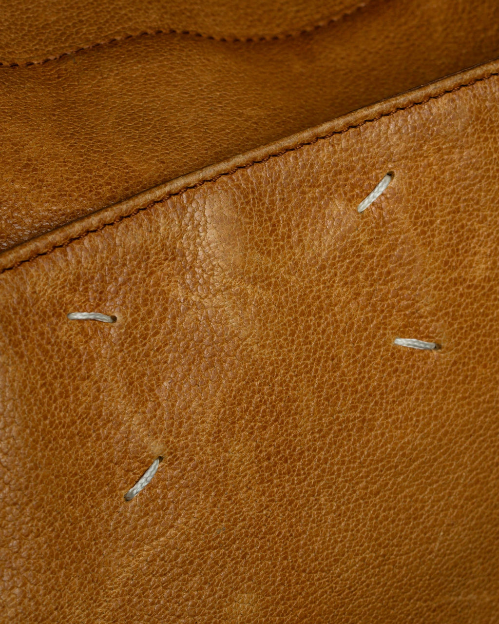 "MAISON MARGIELA" 12SS over flap design leather shoulder bag