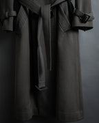 "Christian Dior" 70’s Classically tailored belted trench coat