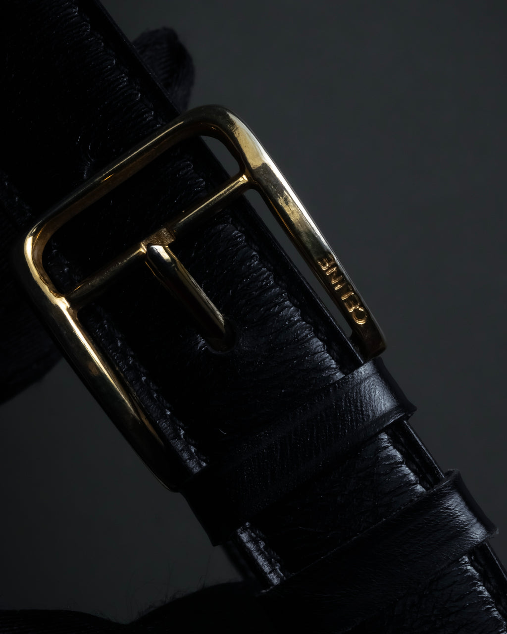 "CELINE" Classic flap design leather shoulder bag