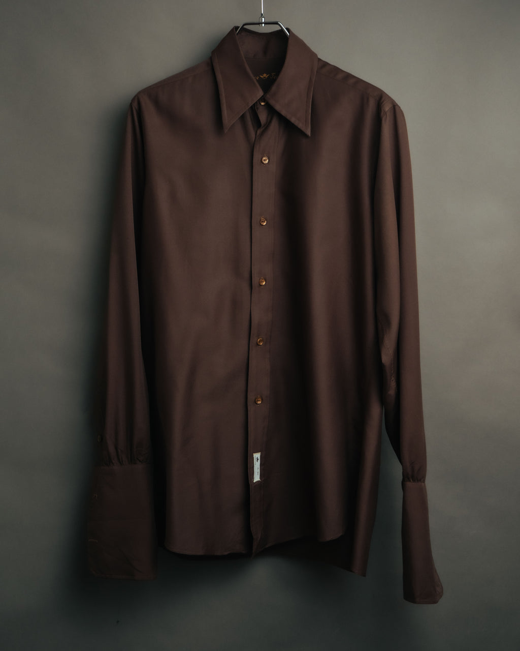 -MOOD Vintage Collections-
70’s-80’s Long point collar dress shirt