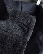 "CHANEL" 90's Gold button design straight line skirt