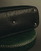 “Pierre Cardin” 80’s-90’s Ostrich leather top handle bag
