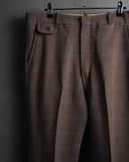 -MOOD MILLÉSIMES- “FARAH” 70’s-80’s plaid slacks with coin pocket