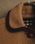 "Burberrys" 80's-90's Classic piped wool coat