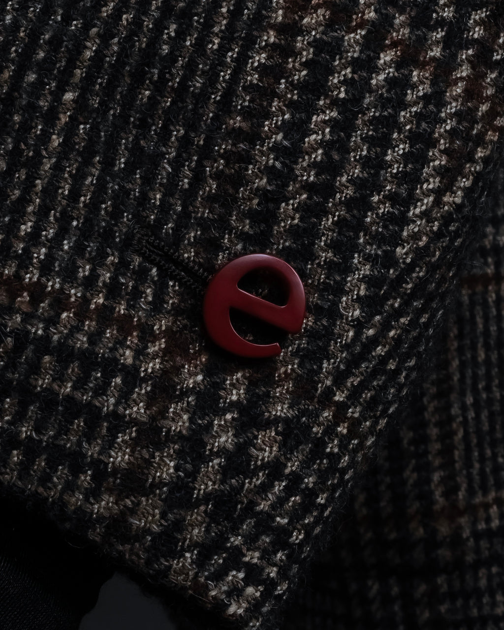 "Ernesto" Glen plaid flannel tailored jacket