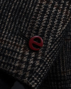 "Ernesto" Glen plaid flannel tailored jacket