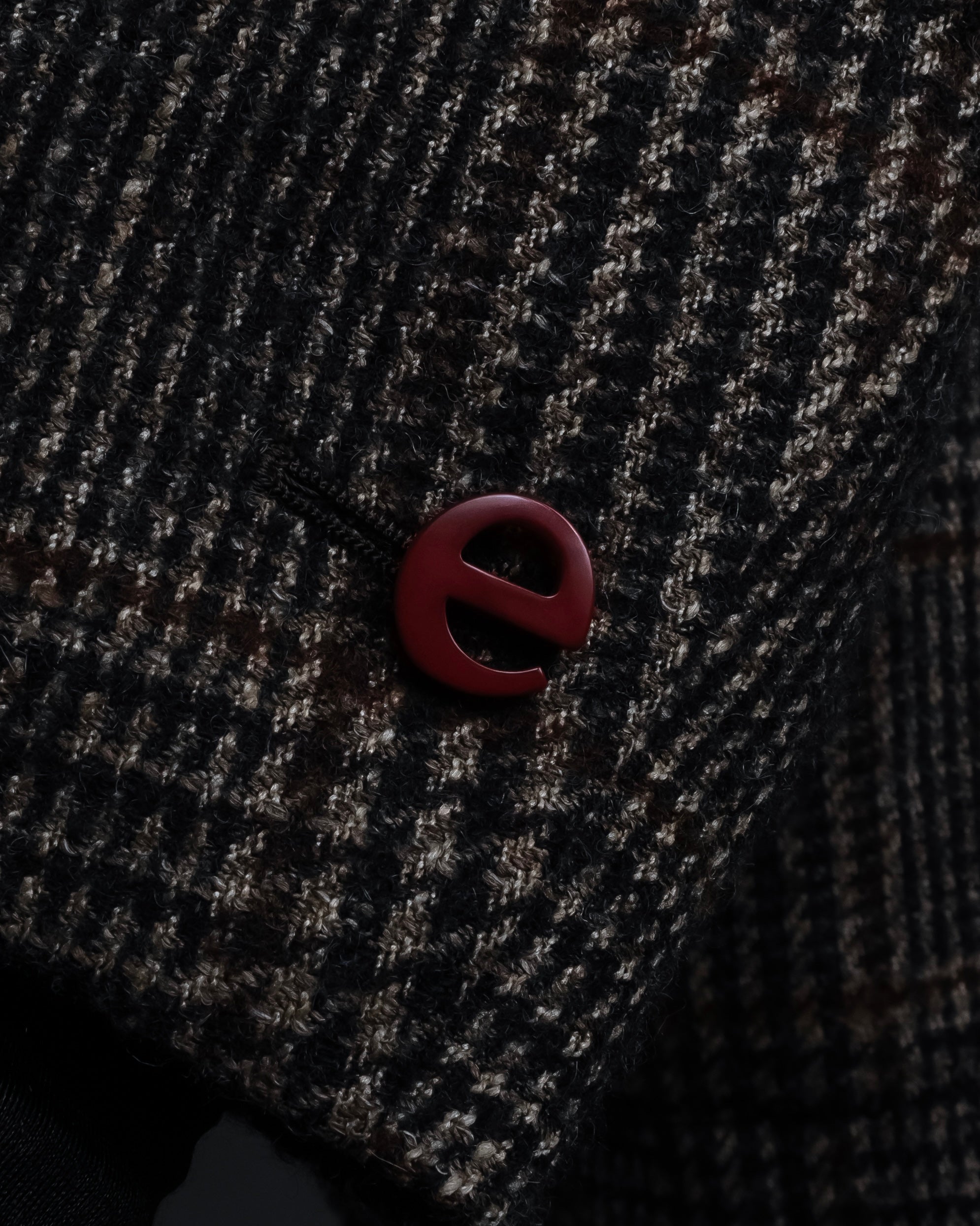 "Ernesto" Glen plaid flannel tailored jacket