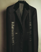 "Bottega Veneta" 90's-00's Sculptural tailored long coat