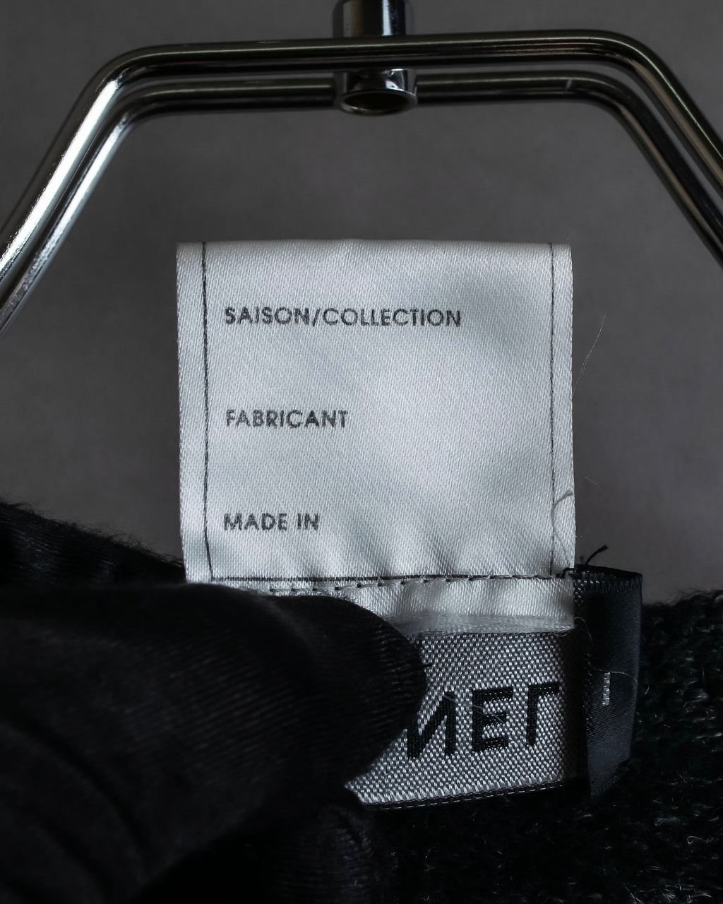 "CHANEL" Sample product hairy material light unevenness cardigan