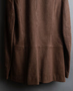 "LOEWE" Three-dimensional ribbed lamb leather set up