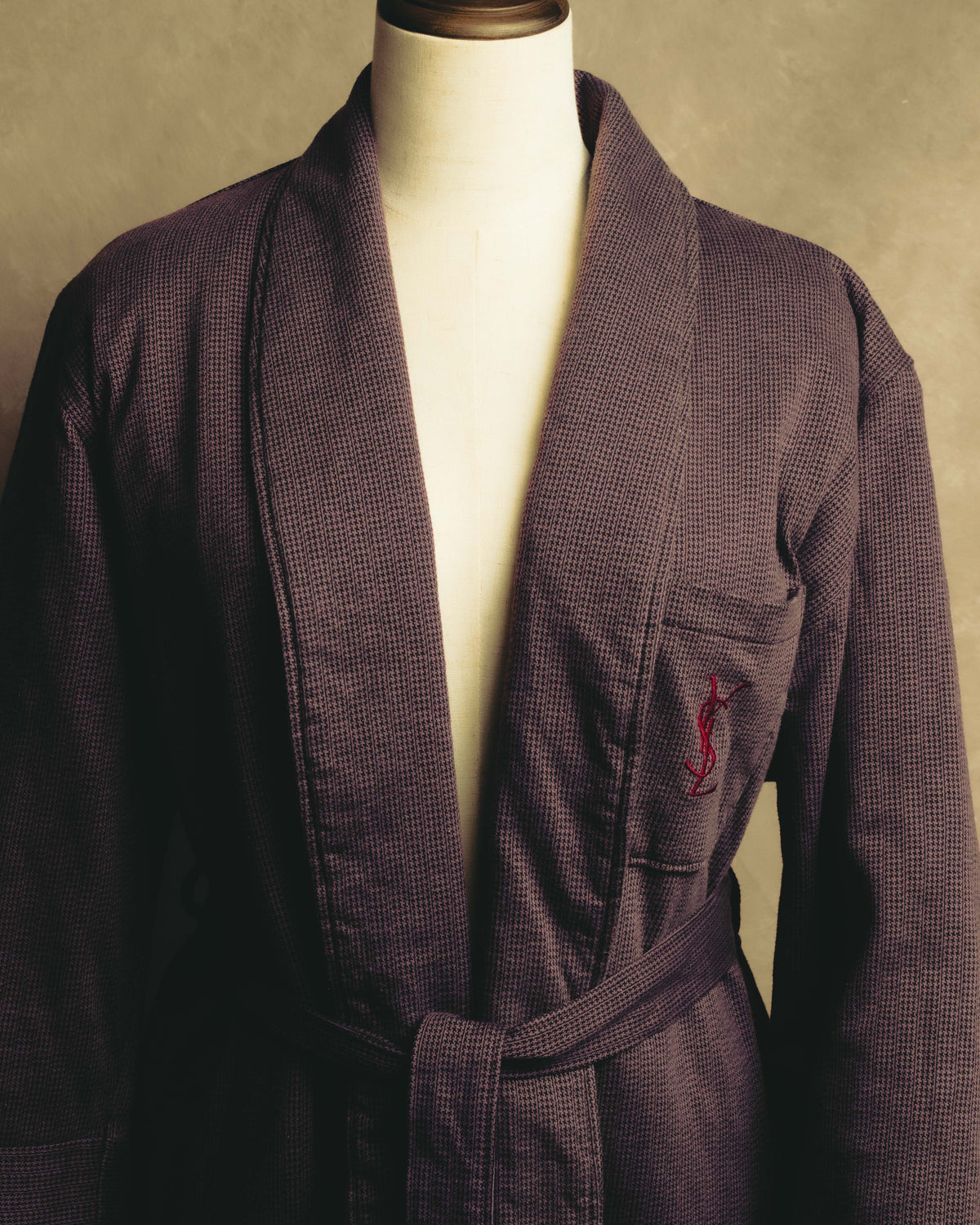 "Yves Saint Laurent" 90's-00's Quilted dressing gown