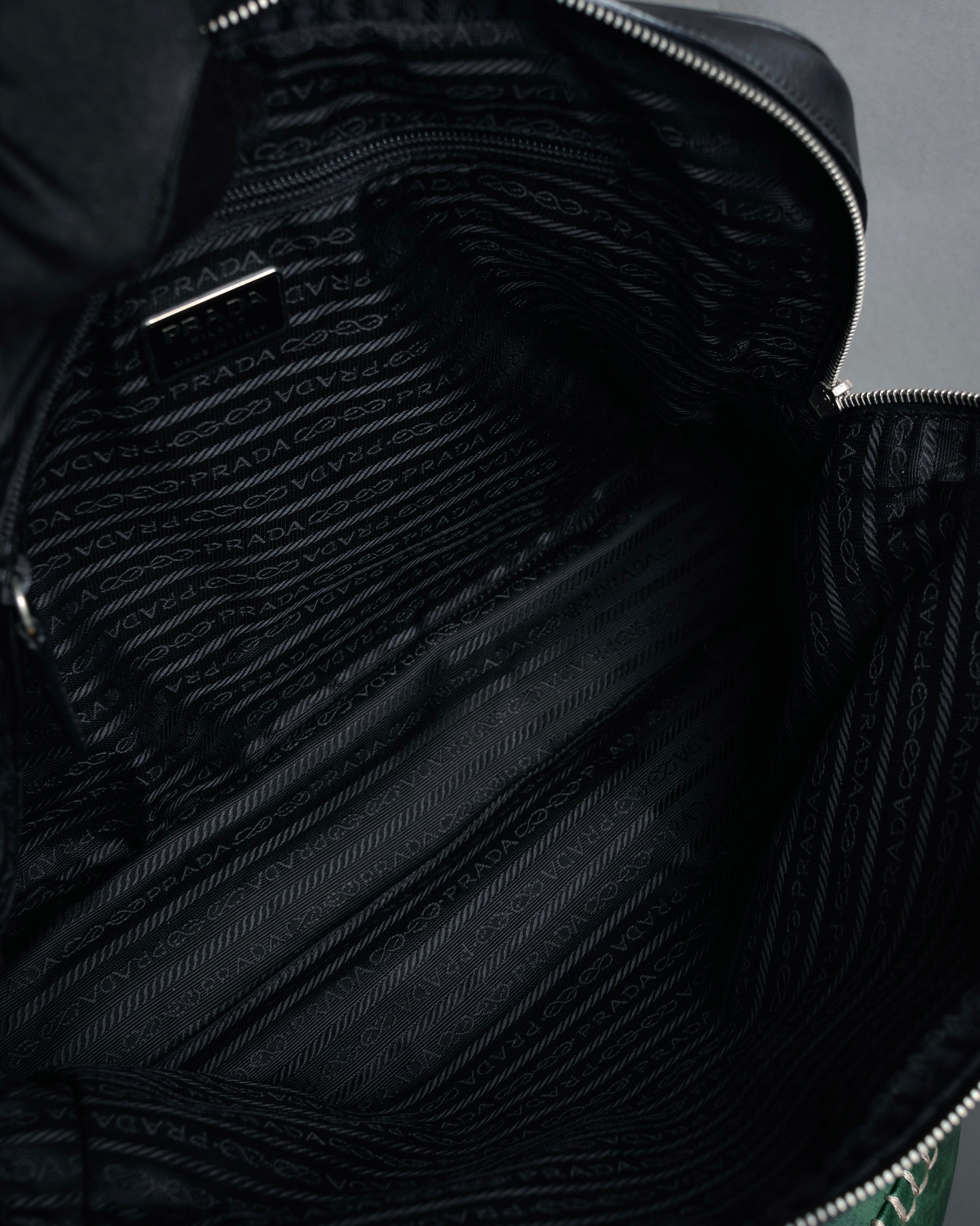 “PRADA” 1998-2003 Felt and gomma duffle bag