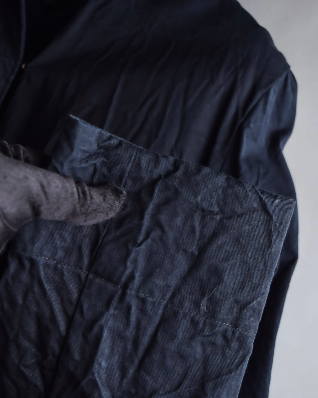 "JIL SANDER" Washer finish flat pocket design jacket