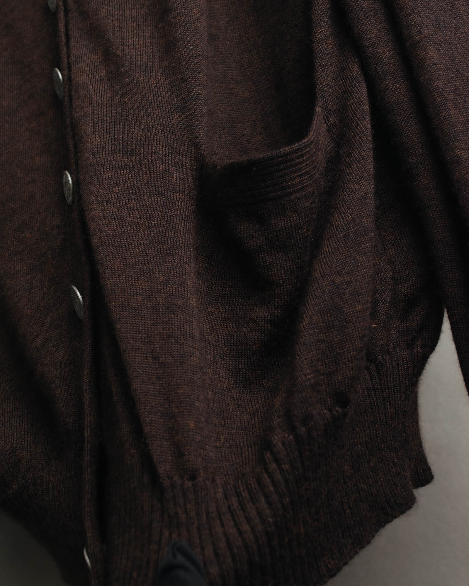 -SPECIAL- “HERMES” 00’s Cashmere cardigan and sleeveless knit twin set