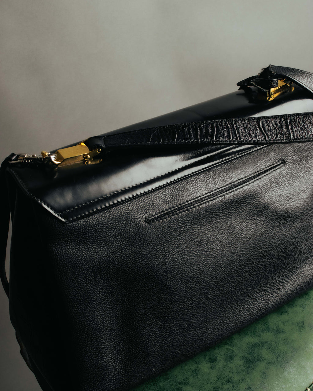 -SPECIAL- “BALENCIAGA” 2013-17 Le dix mixed leather shoulder bag