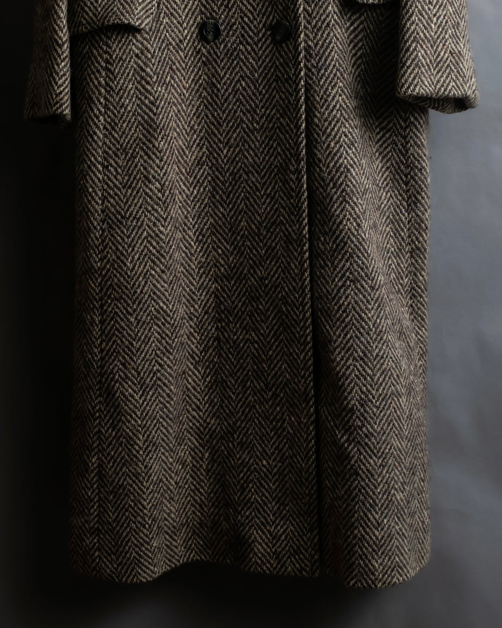Vintage irish tweed long coat