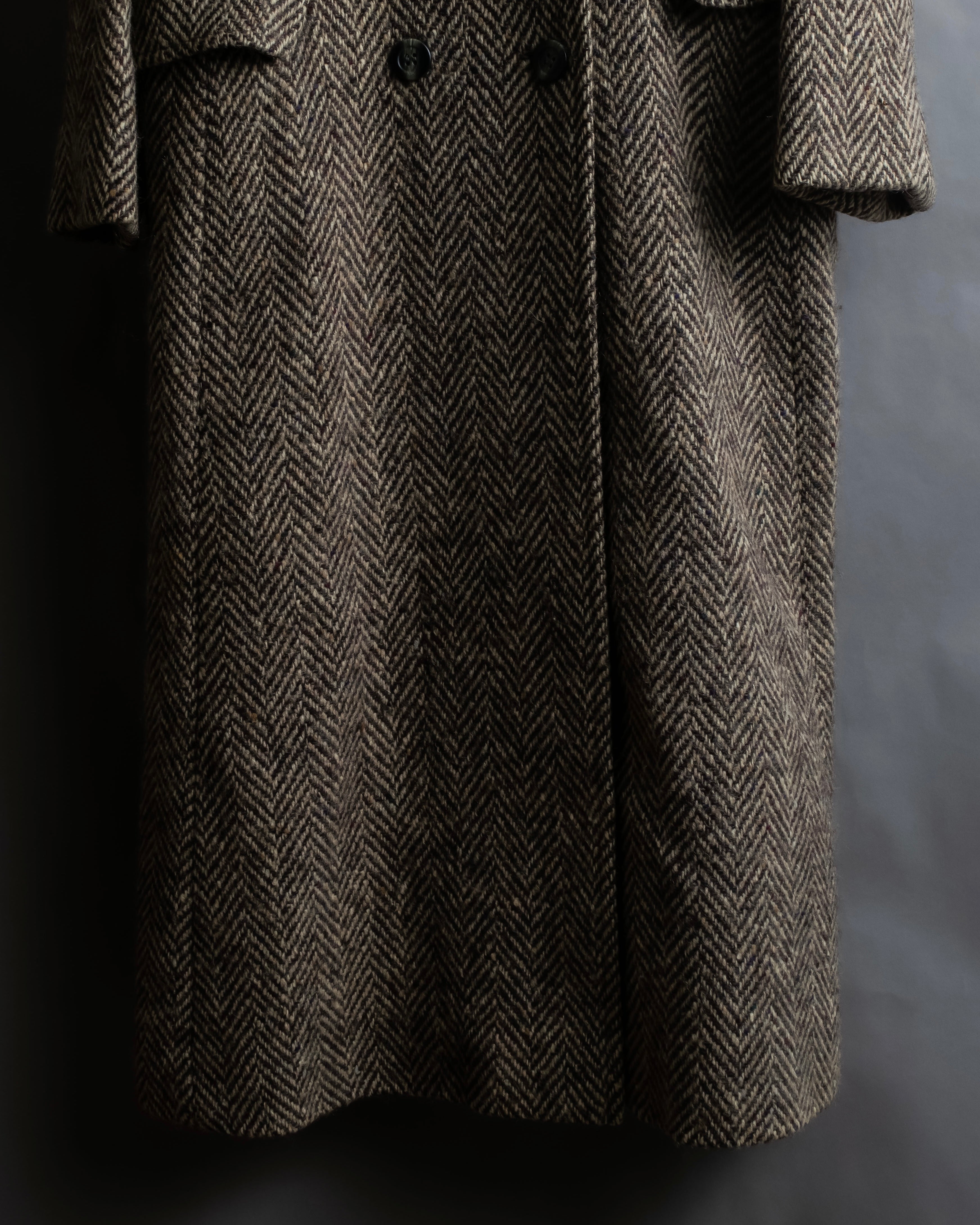 Vintage irish tweed long coat