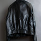 "PAUL SMITH" 100% sheep skin no collar leather jacket