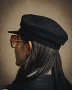 -SPECIAL- “HERMES” 2022-2023 La Parisienne patch cashmere Deauville cap