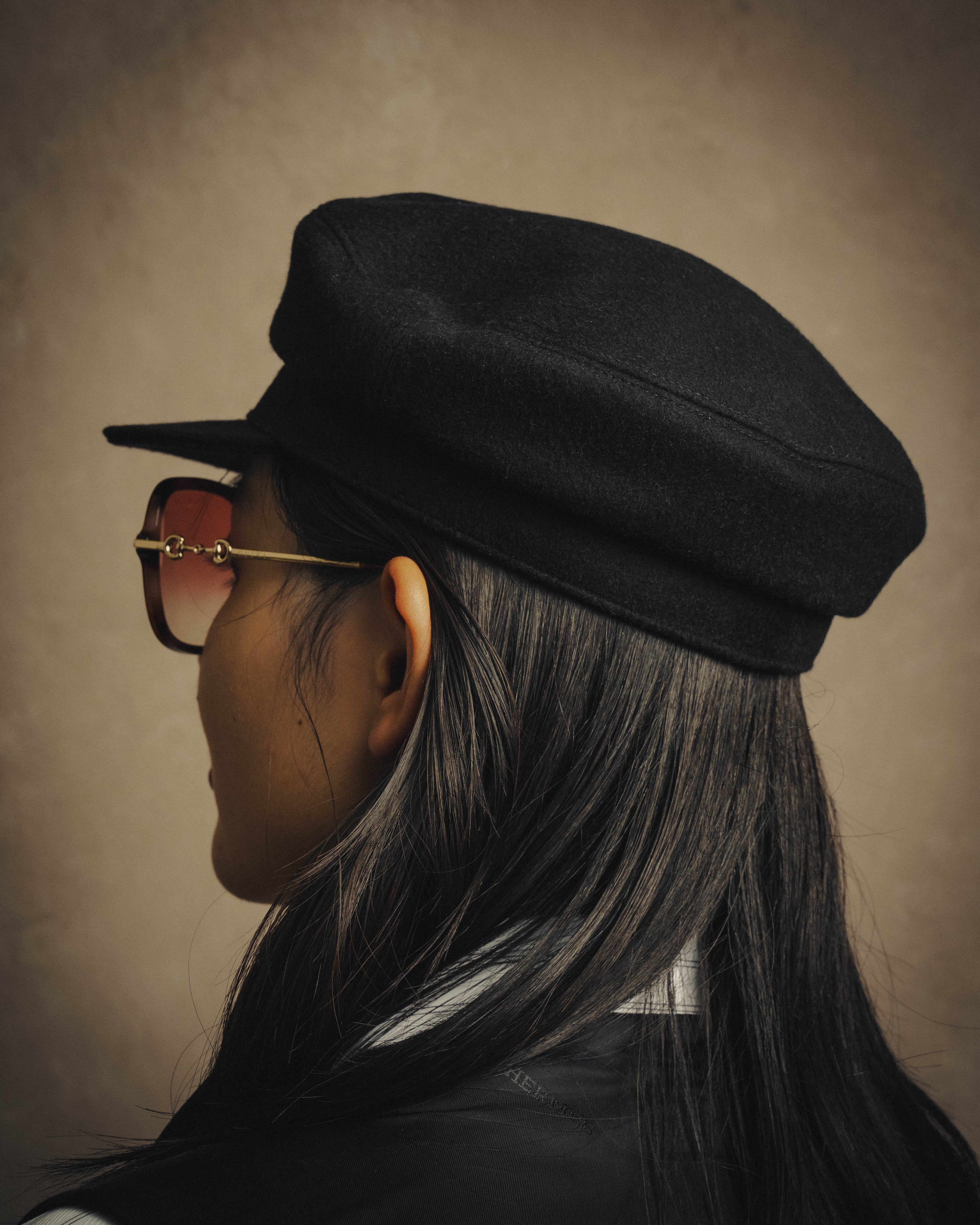 -SPECIAL- “HERMES” 2022-2023 La Parisienne patch cashmere Deauville cap
