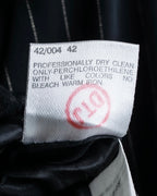 "Max Mara" Pinstripe short length tailored jacket