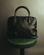 “Pierre Cardin” 80’s-90’s Ostrich leather top handle bag