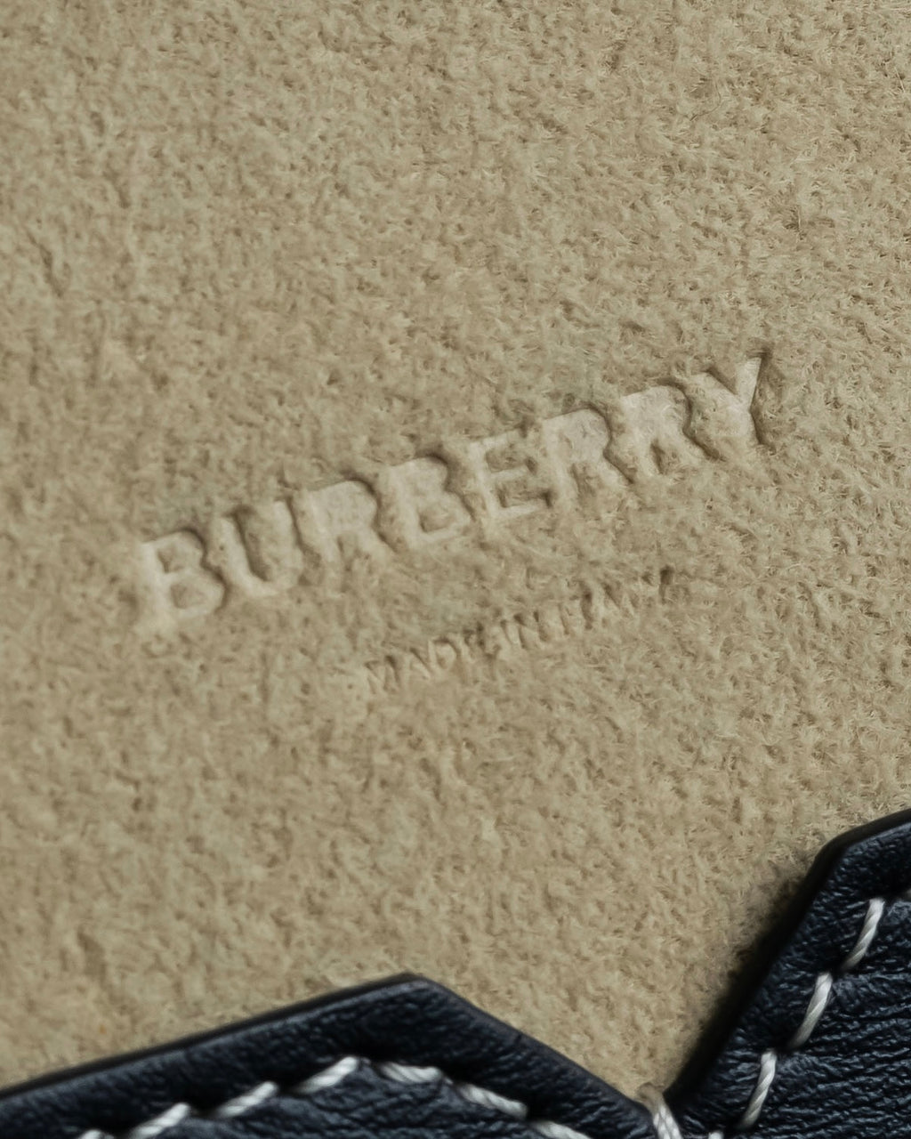 "BURBERRY" Suede switching design 2way shoulder bag