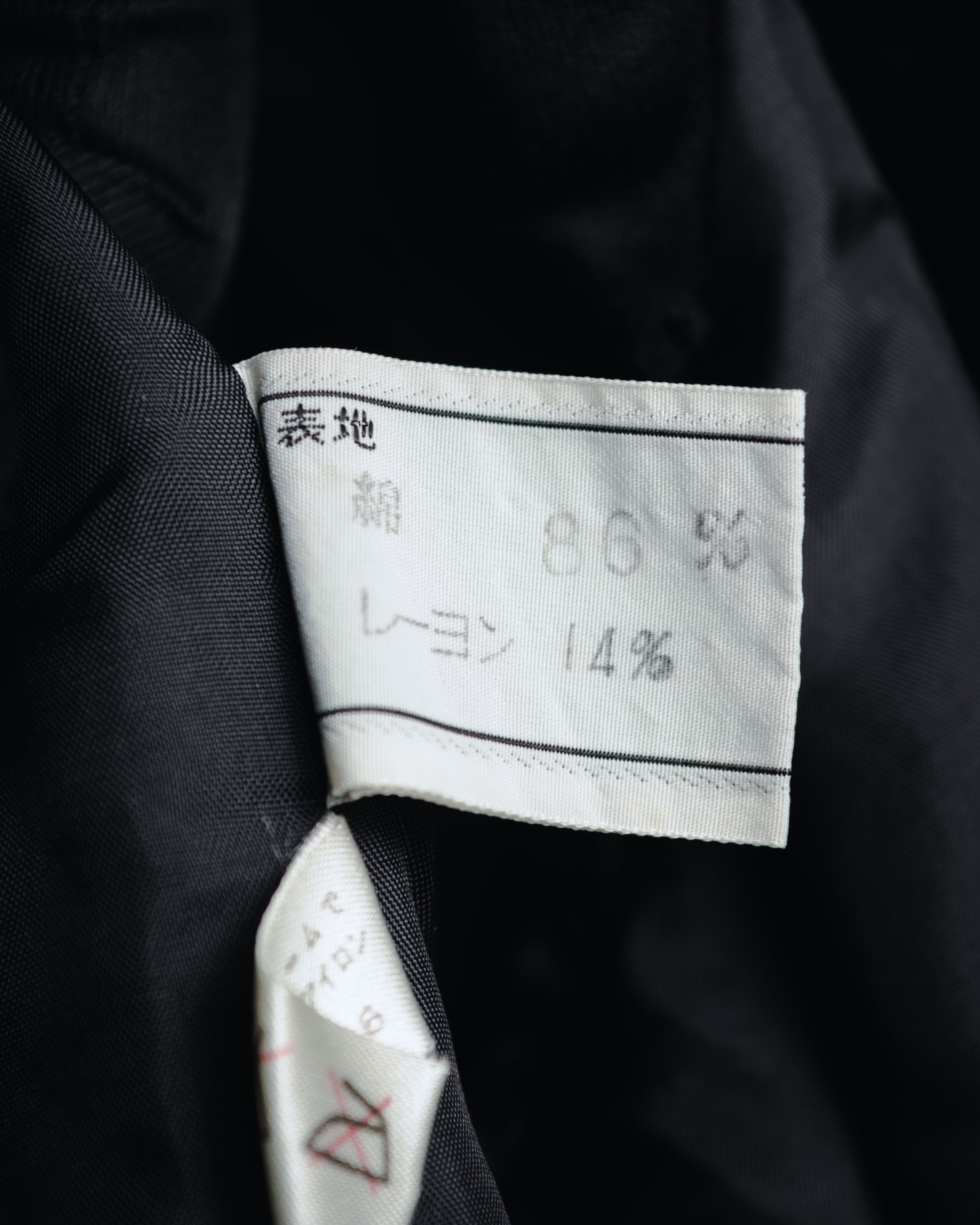 "Christian Dior" 80’s-90’s Silk velvet power tailored jacket