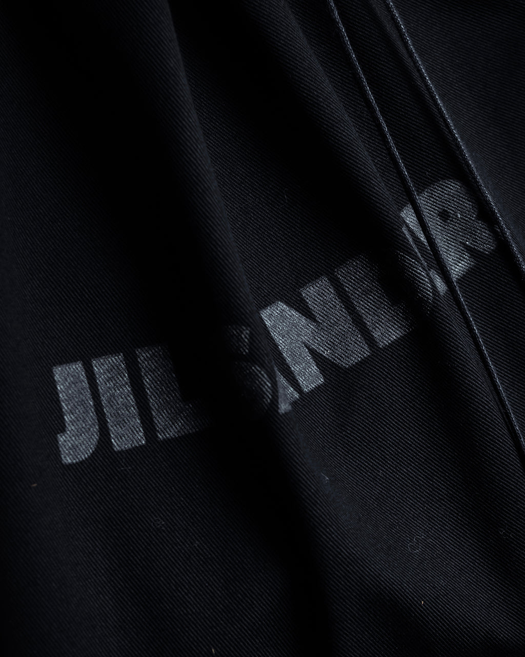 "JIL SANDER" Hill model gently curved leather shoulder bag