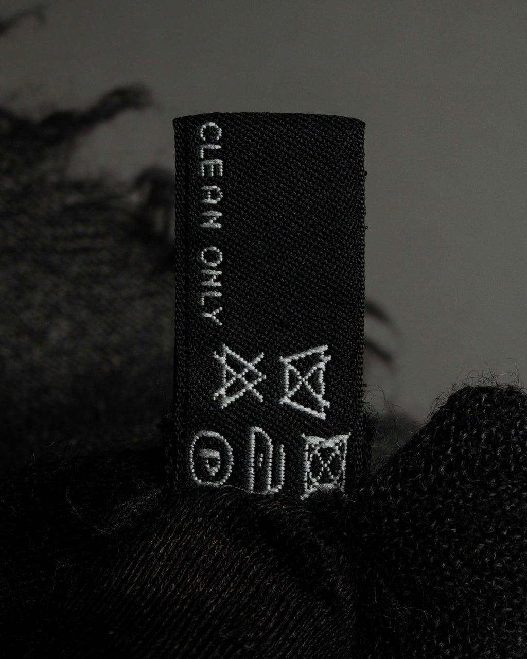 "CHANEL" Logo engraved design cashmere super large stole