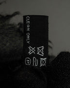 "CHANEL" Logo engraved design cashmere super large stole