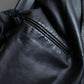 "ARMANI COLLEZIONI" 100% lamb leather oversized tailored jacket