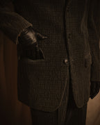 –SPECIAL– "ISSEY MIYAKE MEN" 98AW garment-pleated cotton tailoring set-up