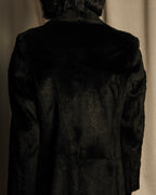 -SPECIAL- "Salvatore Ferragamo"
90's-00's A neat silhouette 100% lapin fur coat